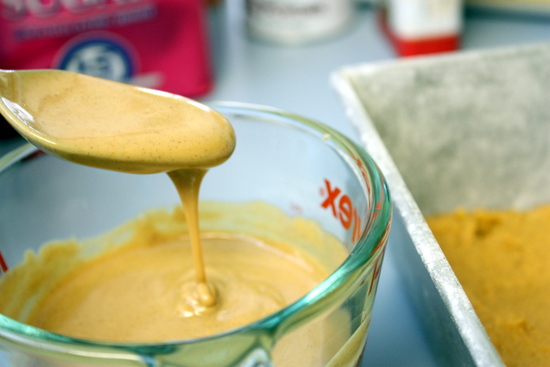 Pumpkin Peanut Butter Bread | the kitchen paper