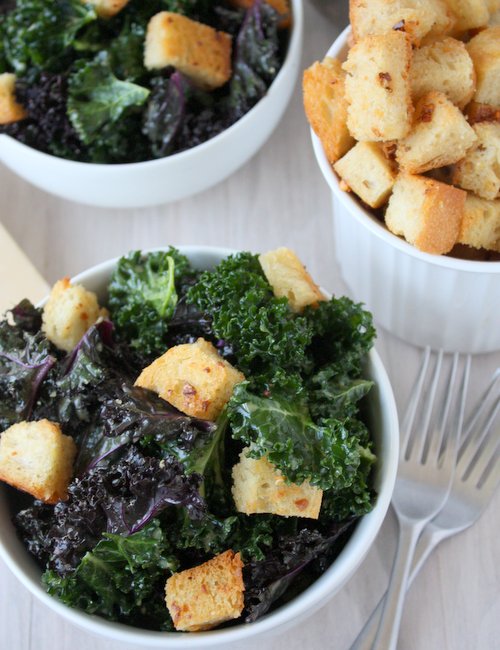 kale caesar salad