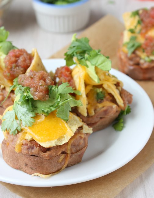 Sweet Potato Nacho Stacks