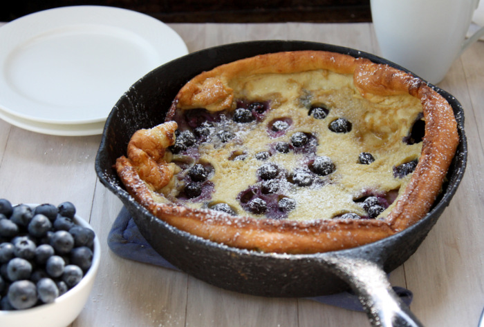 Brown Butter Blueberry Dutch Baby