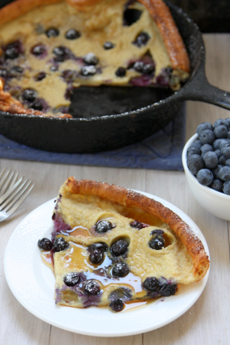 Brown Butter Blueberry Dutch Baby