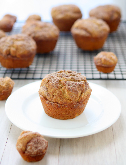 Cinnamon-Sugar Pumpkin Muffins