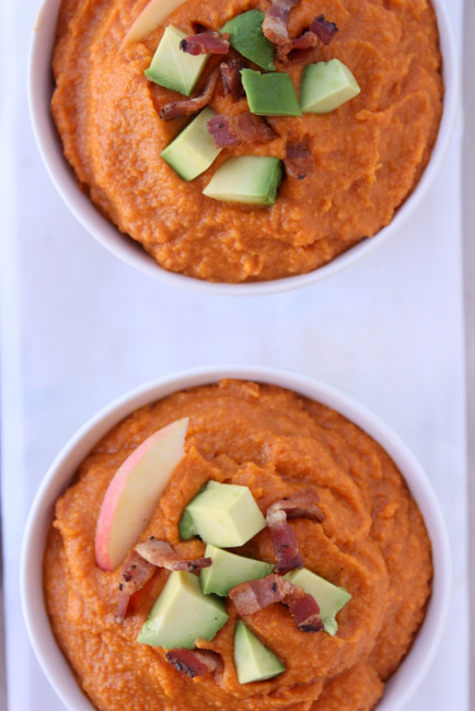 Smoky Apple Sweet Potato Soup