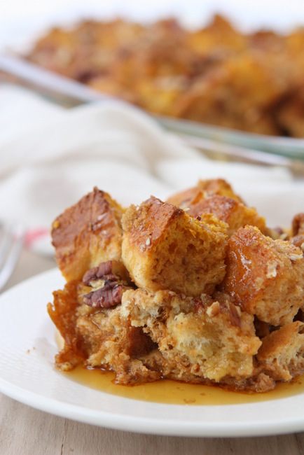 Baked Pumpkin French Toast | thekitchenpaper.com