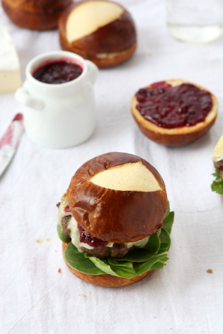 Brie & Jam Burgers | thekitchenpaper.com