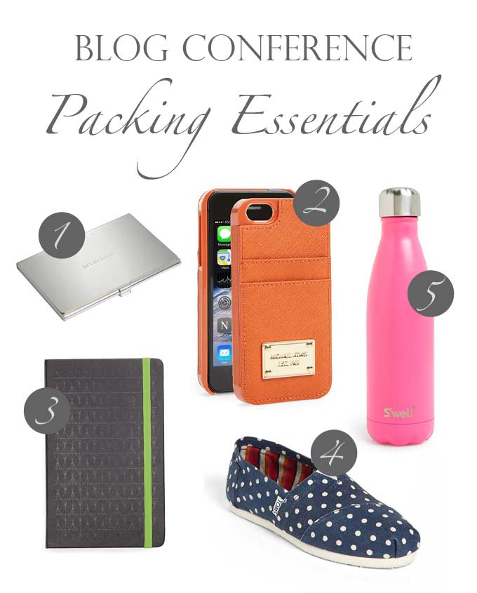 Blog Conference Packing Essentials | thekitchenpaper.com