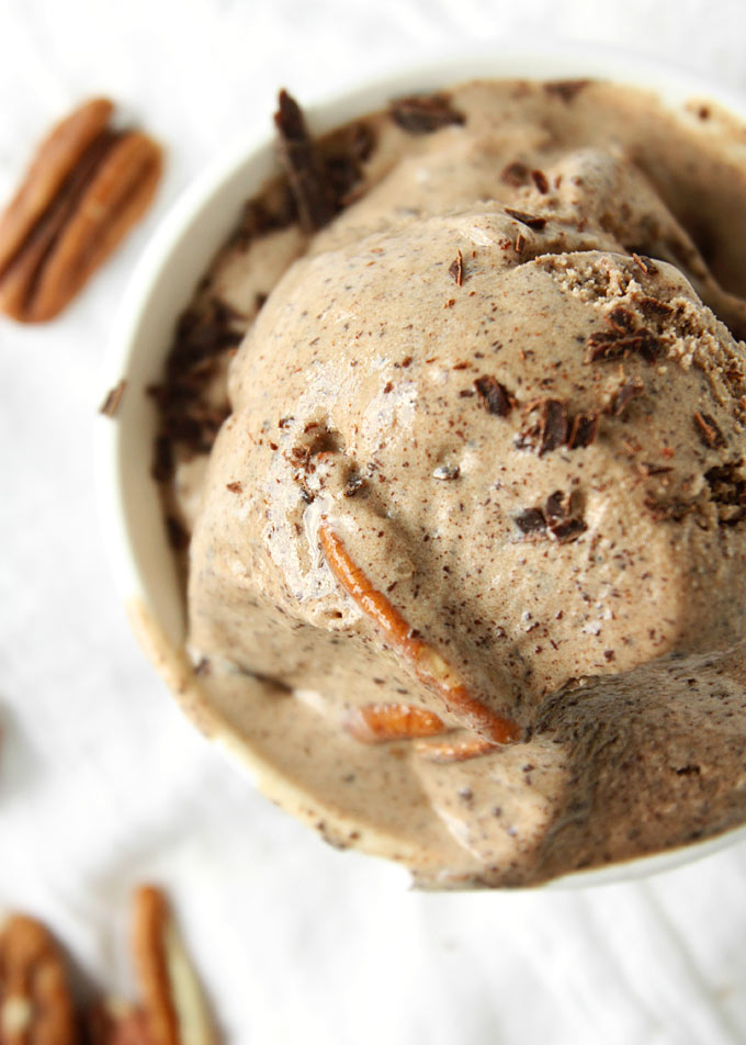 Chipotle Adobo Chocolate Pecan Ice Cream | thekitchenpaper.com