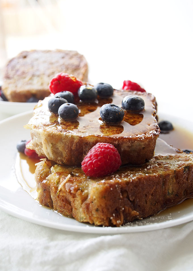 Coconut Zucchini Bread French Toast | thekitchenpaper.com