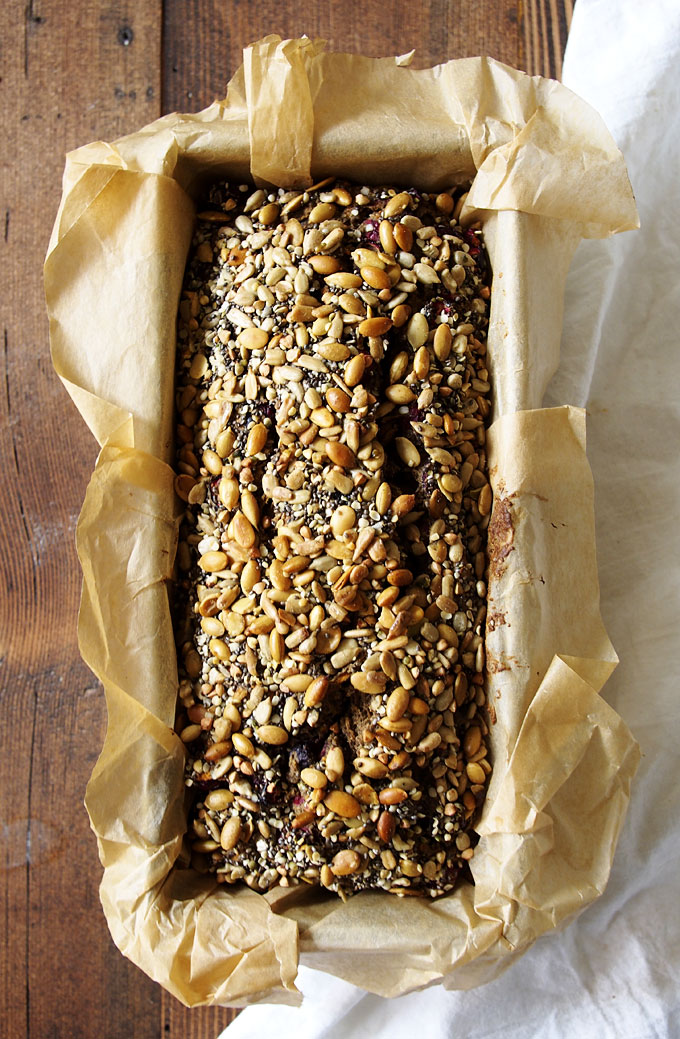 Cranberry Sweet Potato Buckwheat Seeded Bread | The Kitchen Paper