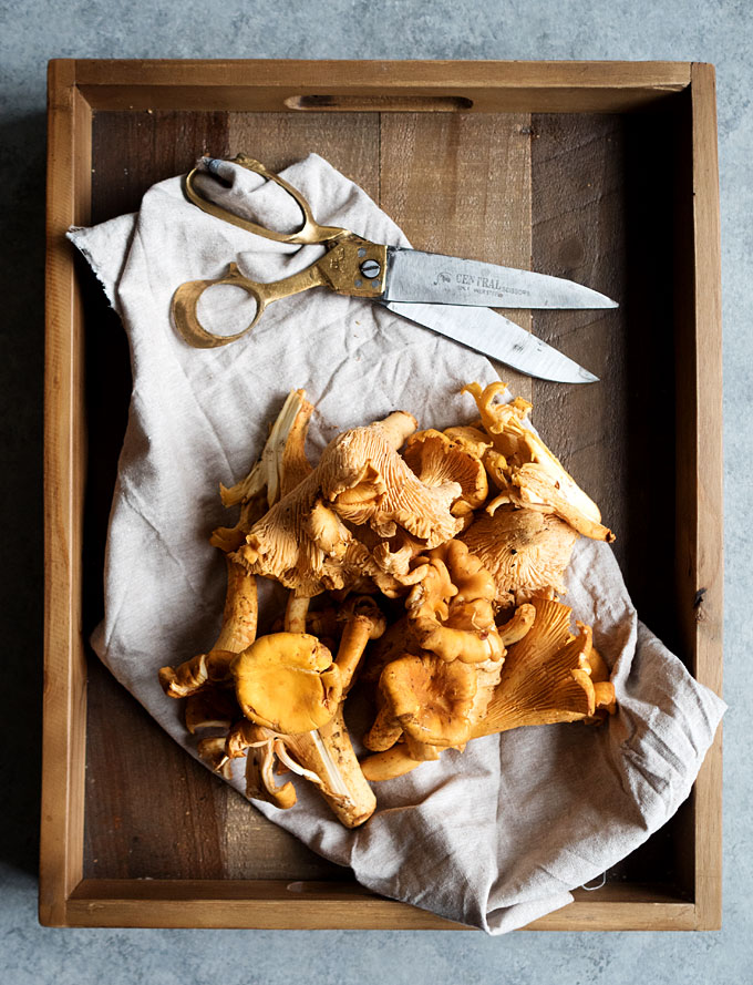 Wild Mushroom Chicken Skillet Pot Pie | thekitchenpaper.com