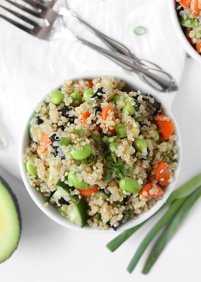 Quinoa Sushi Salad | thekitchenpaper.com