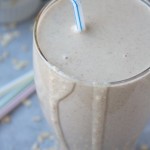 peanut butter banana oatmeal smoothie | thekitchenpaper.com