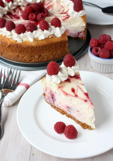 skinny raspberry cheesecake