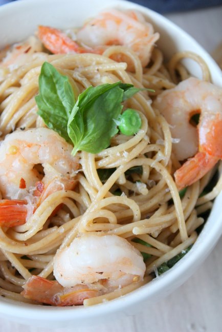easy shrimp pasta