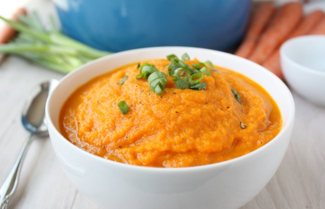 roasted carrot miso soup