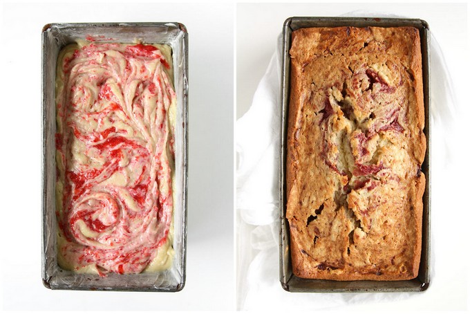 Strawberry Swirl Pound Cake | thekitchenpaper.com