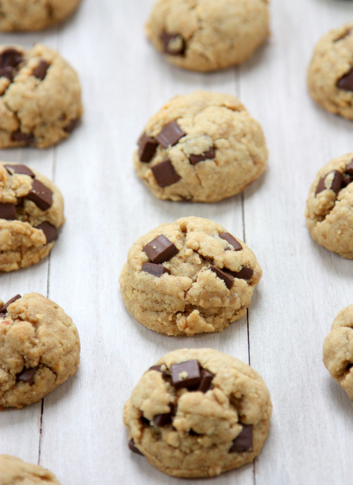 soft peanut butter chocolate chunk cookies