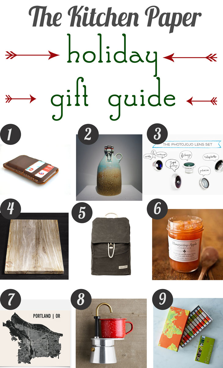 2013 Holiday Gift Guide | thekitchenpaper.com