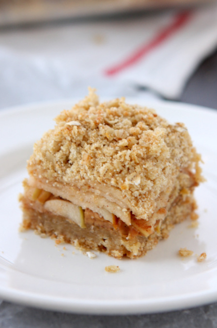 Apple Peanut Butter Oatmeal Bars Recipe