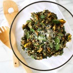 Blackened Summer Squash Salad with Pine Nuts, Basil, and Mint | thekitchenpaper.com