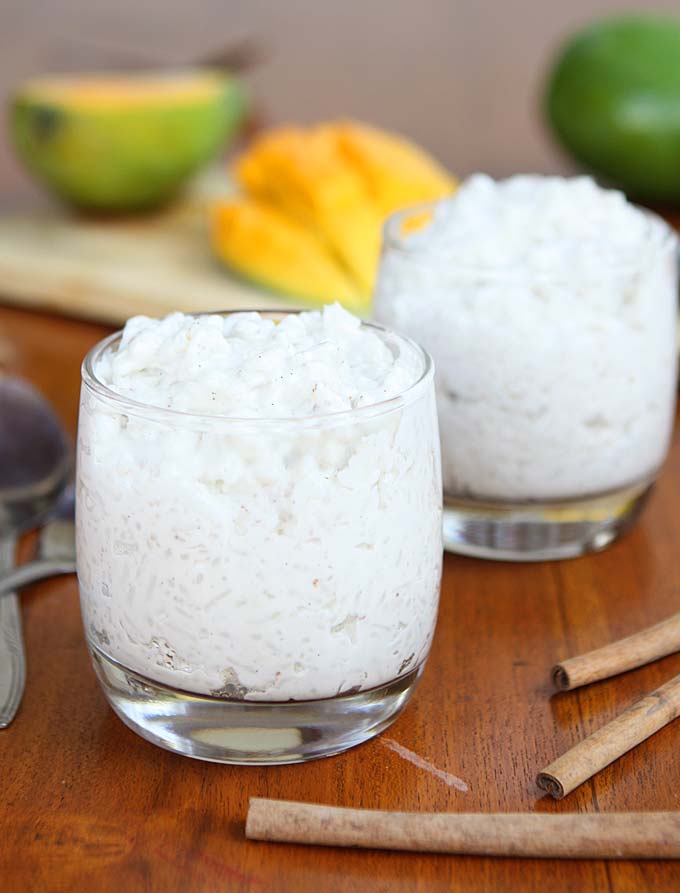 Vegan Ginger Coconut Rice Pudding | thekitchenpaper.com