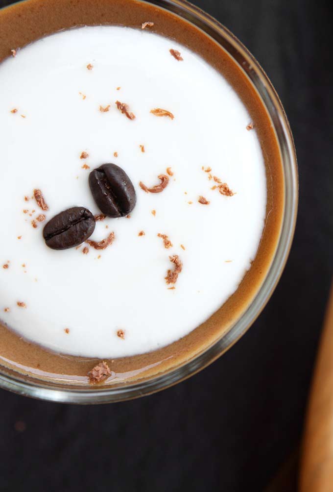 Flat White (Coffee) Pudding | thekitchenpaper.com