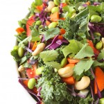 Asian Kale Edamame Salad | thekitchenpaper.com