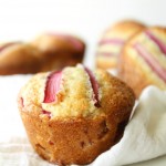 Brown Butter Rhubarb Muffins | thekitchenpaper.com