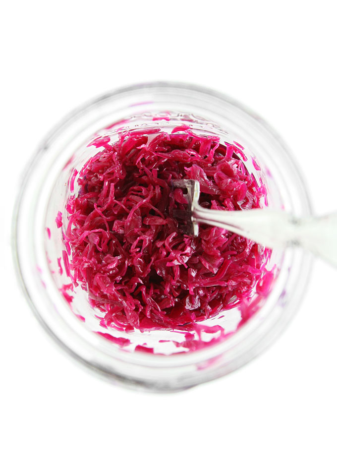Purple Sauerkraut | thekitchenpaper.com