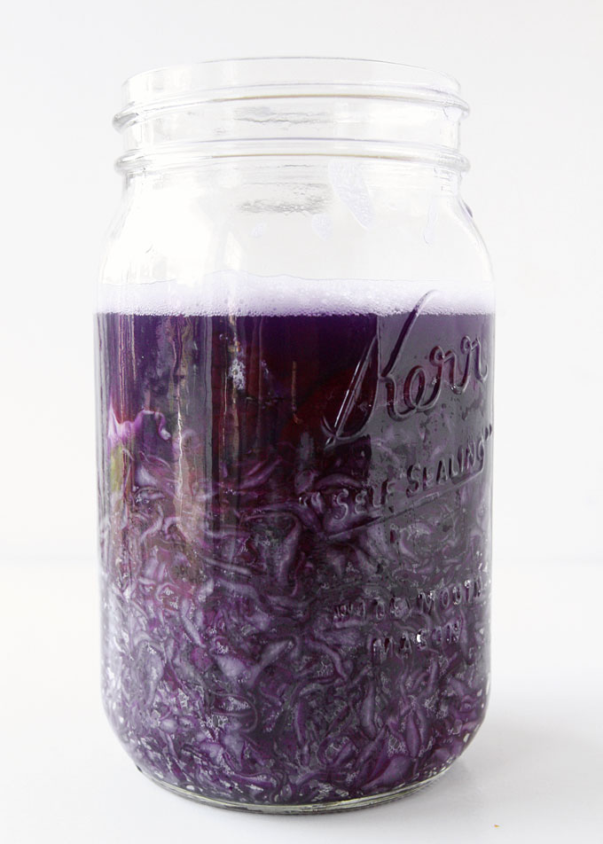 Purple Sauerkraut | thekitchenpaper.com