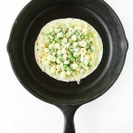 White Cheddar & Peas Macaroni & Cheese Quesadilla | thekitchenpaper.com