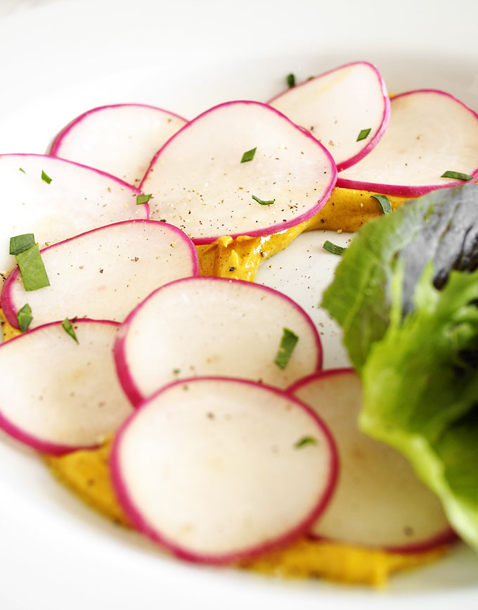 Curried Butter Radishes | thekitchenpaper.com