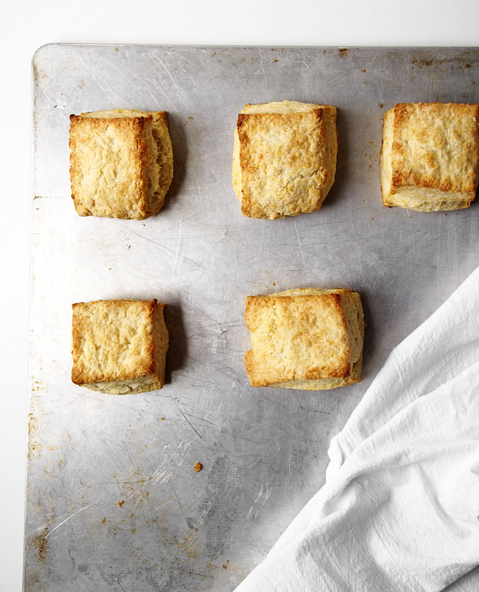 White Cheddar Buttermilk Biscuits Recipe | the kitchen paper