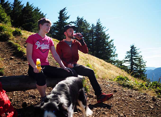 Dog Mountain Hike with Naked Juice | thekitchenpaper.com