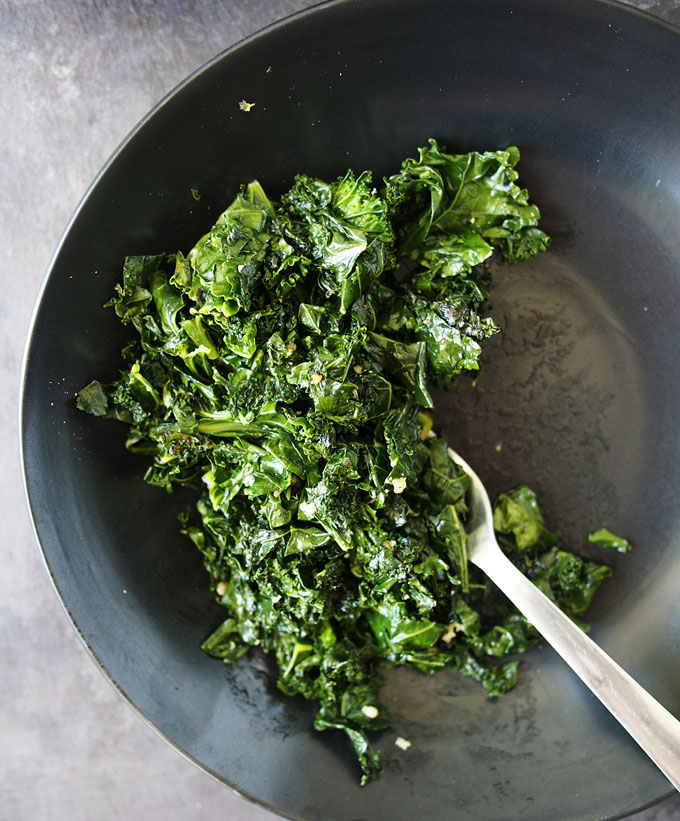 Everyday Garlicky Kale Recipe | thekitchenpaper.com