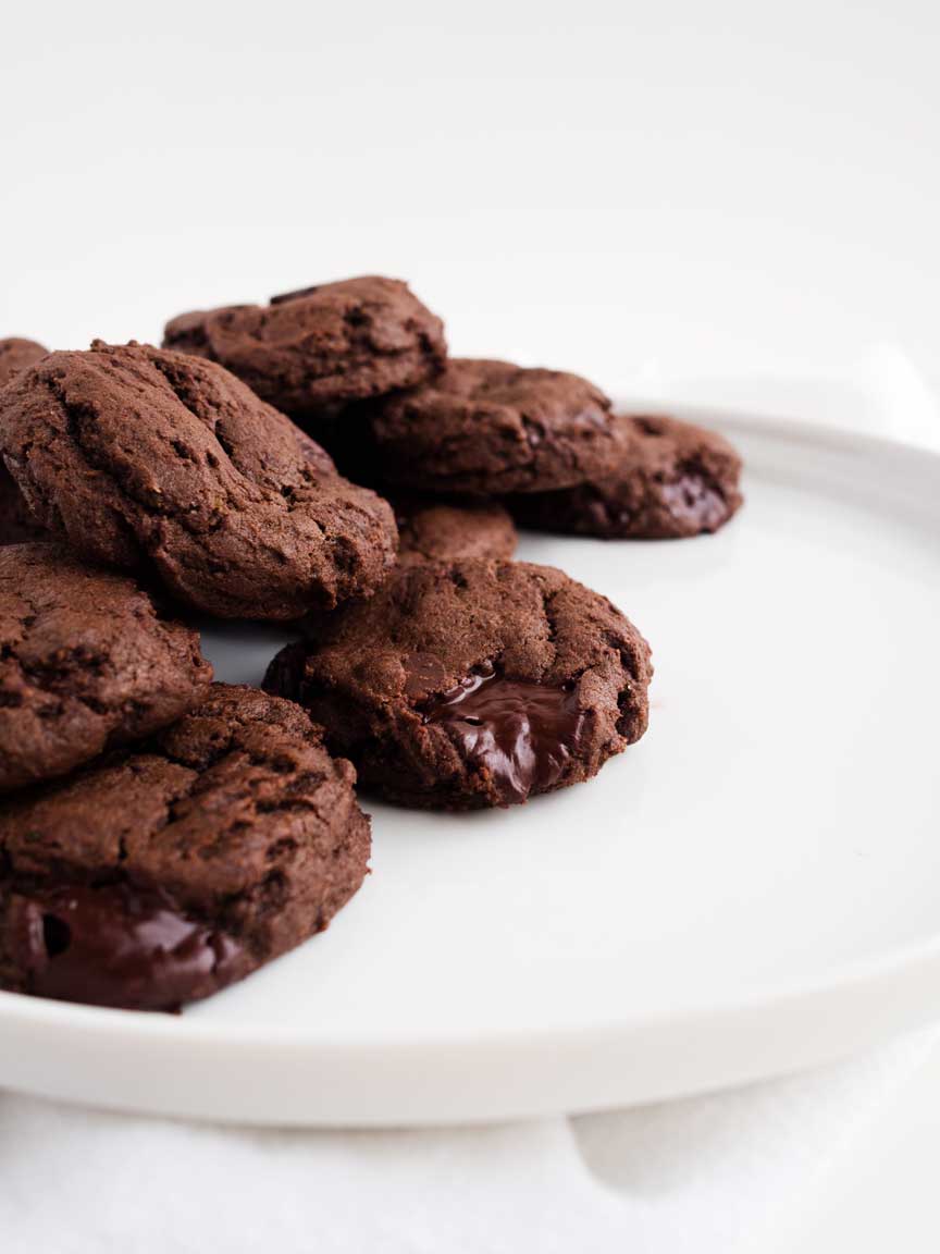 Double Dark Chocolate Chip Cookies Recipe