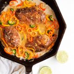 Coconut-Lime Chicken with Mini Peppers | thekitchenpaper.com