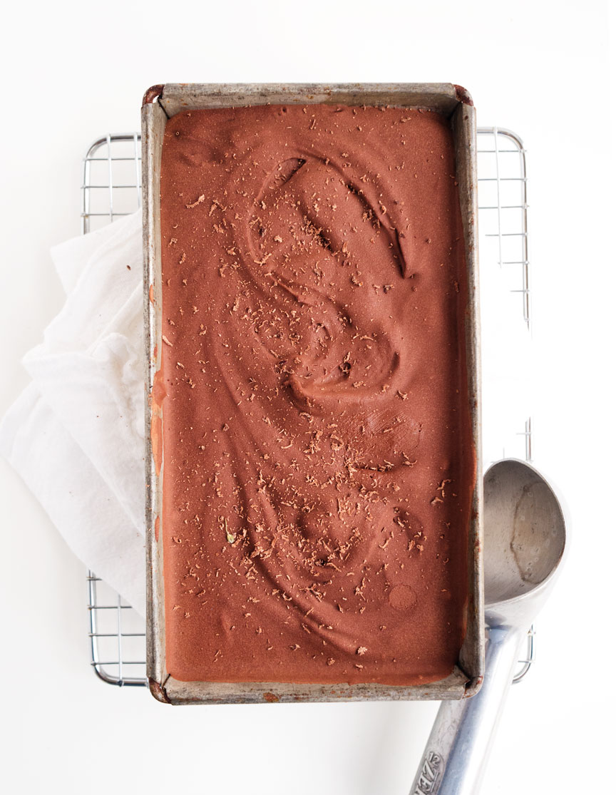 Vegan Chocolate Ice Cream | The Kitchen Paper