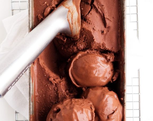 Vegan Chocolate Ice Cream | The Kitchen Paper