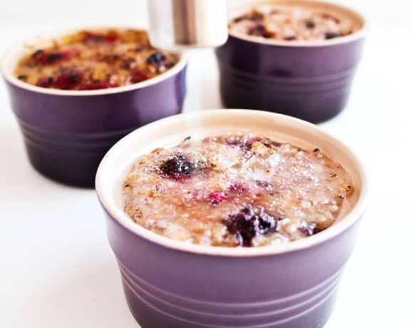 Brûléed Oats with Nuts & Berries: 3 Ways | thekitchenpaper.com