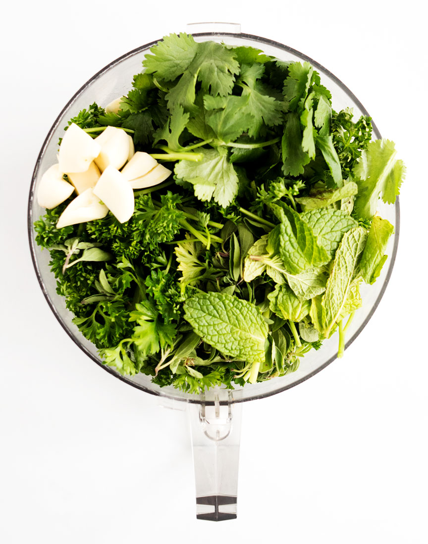 Chimichurri Steak Kale Salad | The Kitchen Paper