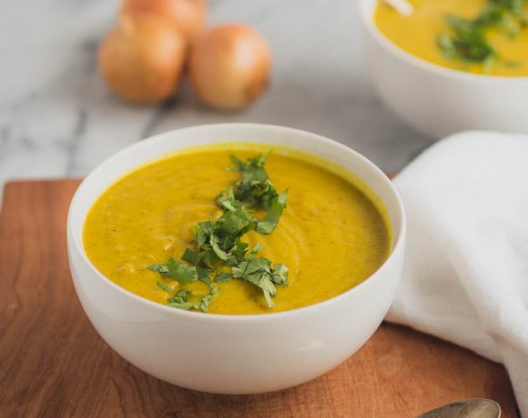 Turmeric Broccoli Soup | The Kitchen Paper