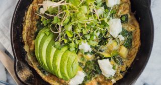 Super Greens Frittata | The Kitchen Paper