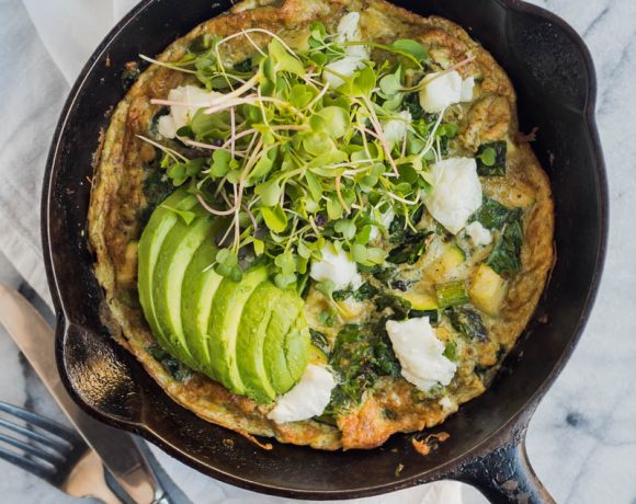 Super Greens Frittata | The Kitchen Paper