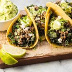 Mushroom Hazelnut Tacos | The Kitchen Paper