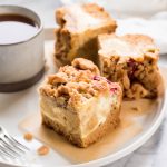 Rhubarb Cream Cheese Coffee Cake | The Kitchen Paper